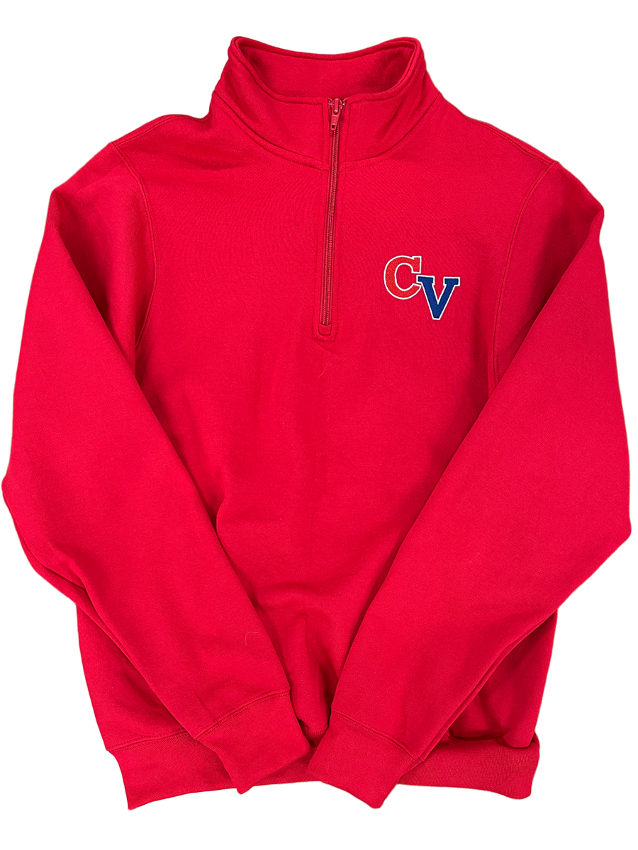 Fleece 1/4 Zip-Embroidered CV