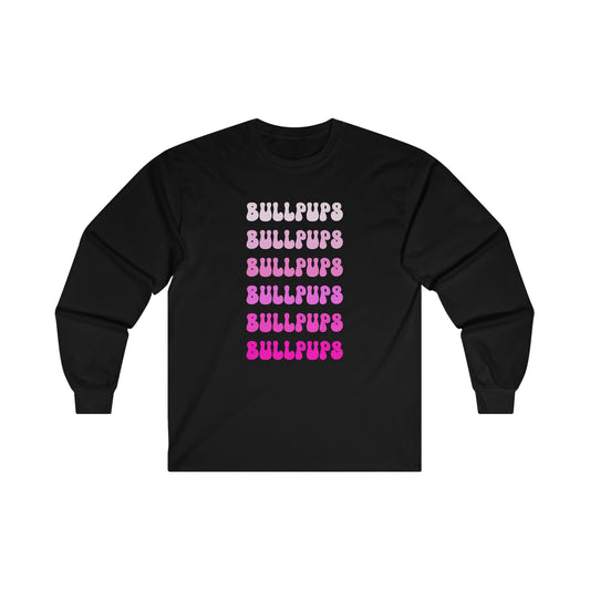 Pink Limited Edition Bullpups Long Sleeve Tee