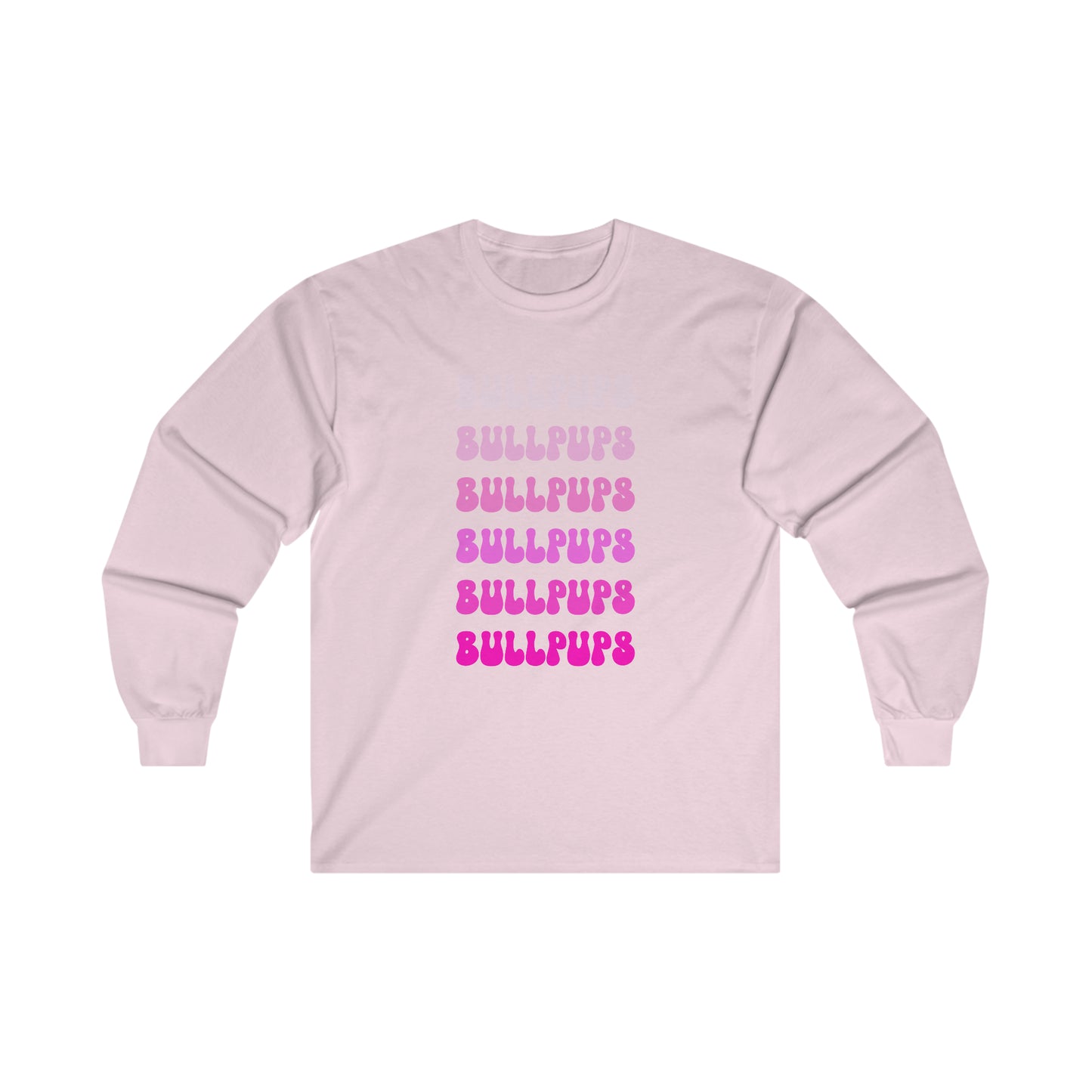 Pink Limited Edition Bullpups Long Sleeve Tee