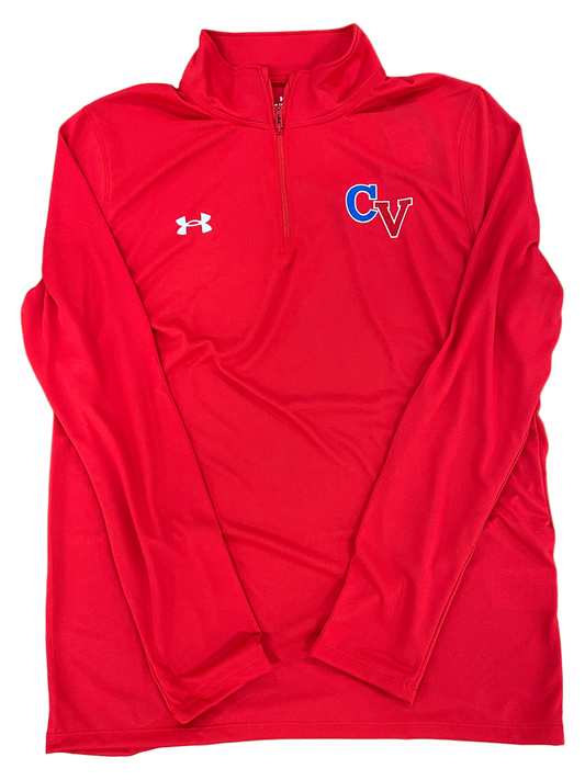 1/4 Zip Long Sleeve-Embroidered