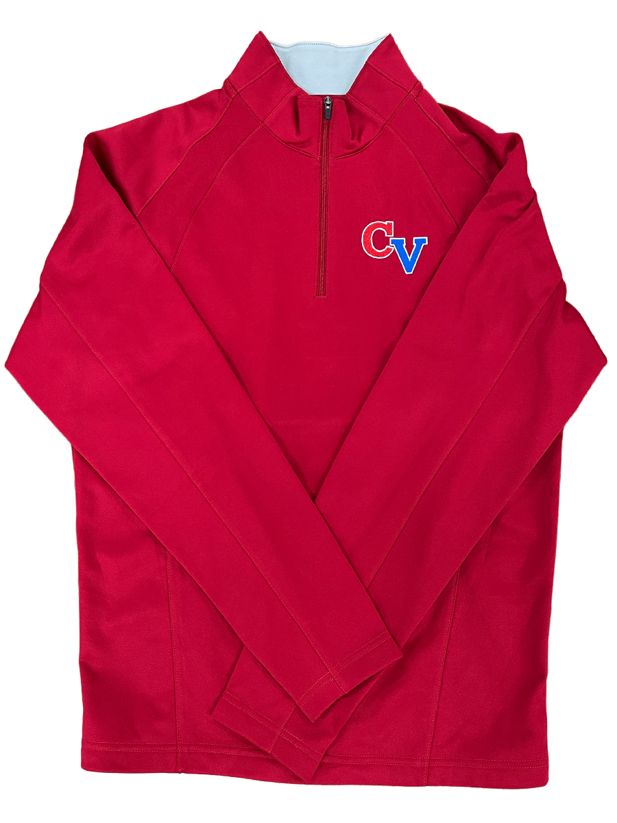 1/4 Zip-Embroidered CV